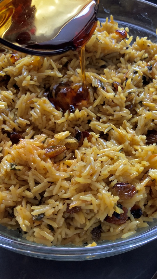 Sweet Rice And Raisin Sweet Rice in Raisins and Date-Honey - Shalom Eatz