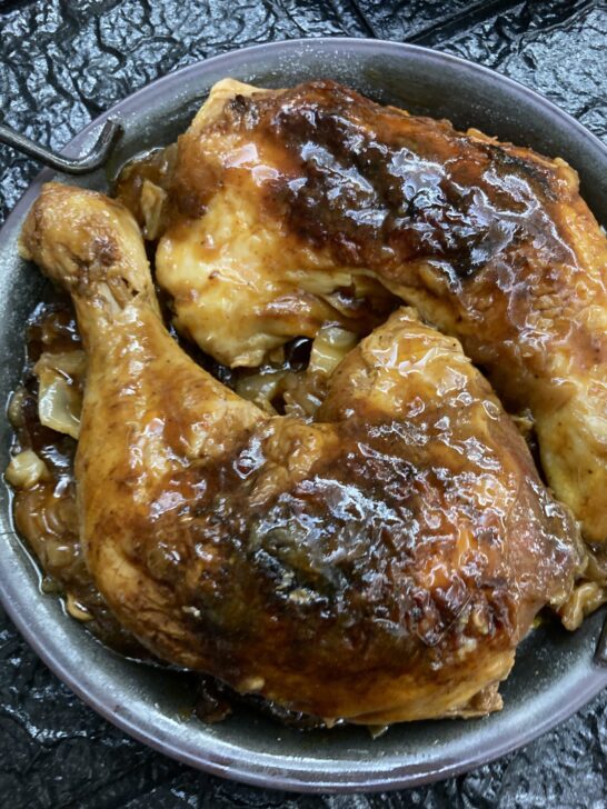 Sheet Pan Chicken and Caramelized Cabbage