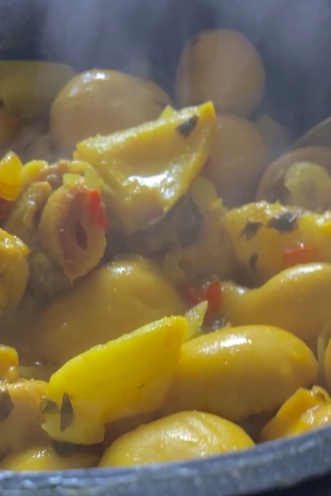 Sour mushrooms with (Global) artichoke hearts
