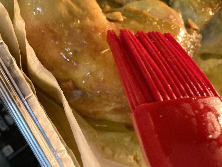 baked chicken in curry sauce